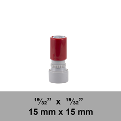 Pre-Inked HF17 Round Stamp