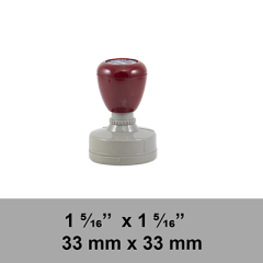 Pre-Inked HF35 Round Stamp