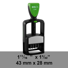 Robust Self-Inking Dater Colop S360 Green Line