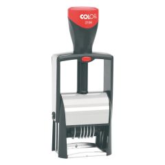 Étampe Auto-Encreur Robuste Numéroteur avec Texte Colop 2106/P