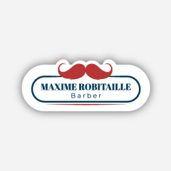 Illustration : Name tag - Metal - Custom shape - Hairdressers & Barbers - Inspiration 259