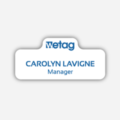 Name tag - Plastic - Custom shape - Inspiration 257
