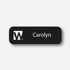 Illustration Name tag - Plastic - Standard shape - Inspiration 156