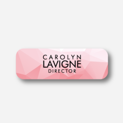 Name tag - Metal - Standard shape - Inspiration 177