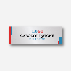 Name tag - Metal - Standard shape - Inspiration 181