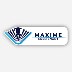 Illustration : Name tag - Métal - Forme personnalisée - Enseignants et éducateurs - Inspiration 289