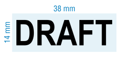 DRAFT Stock Stamp - Colop Printer 20	