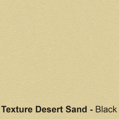 plaque signalétique - plastique gravé texturé - Desert Sand Noir