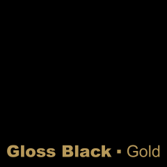 Gloss Noir engraved Gold