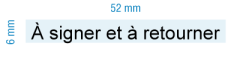 étampe personnalisée - signer et à retourner - inspiration 2020