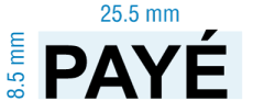 Etampe personnalisée - Payé - inspiration 2061