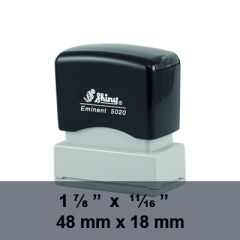 Etampe personnalisée shiny 5020 dimension