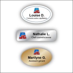 name tag pour pharmacies Jean Coutu