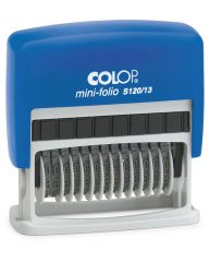 Colop S 120/13 MINI-FOLIO NUMBERER (13 BANDS)