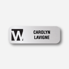 Illustration Name tag - Plastic - Standard shape - Inspiration 104