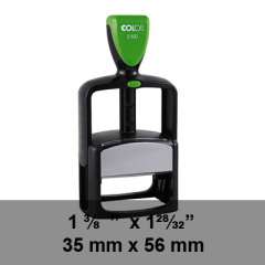 Colop S600 Green Line Robust Plastic Self-Inking Stamp 