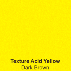 Plastic Acid Yellow Texture Engraved Dark Brown - sample