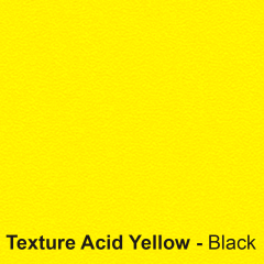 Plastic Acid Yellow Texture Engraved Black - sample