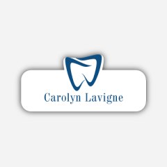 Illustration Name tag - Plastique - Forme personnalisée - dentiste - Inspiration 254