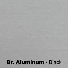 Brushed Aluminum engraved Noir