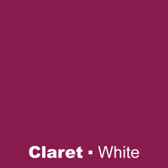 Plastic Claret Engraved White Wetag