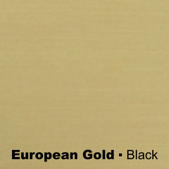 Plastic European Gold engraved Black Wetag