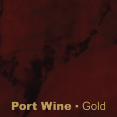 Plastic Port Wine engraved Gold Wetag