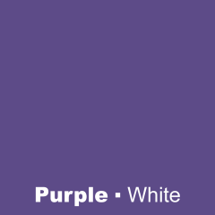 Plastic Purple engraved White Wetag
