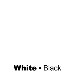 Blanc engraved Noir