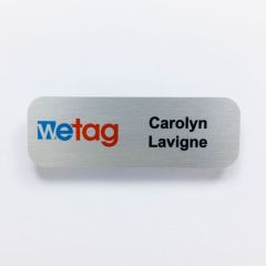 Name tag - Metal - Standard shape