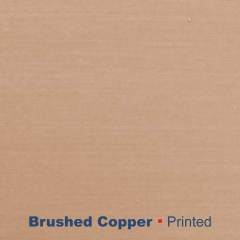 metal printed brushed cooper Wetag
