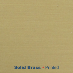 metal printed Solid Brass Wetag