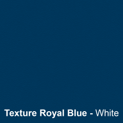 plaque signalétique - plastique gravé texturé - Royal Blue Blanc