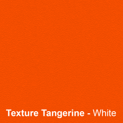 Plastic Tangerine Texture Engraved White - sample