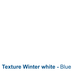 plaque signalétique - plastique gravé texturé - Winter Blanc Blue